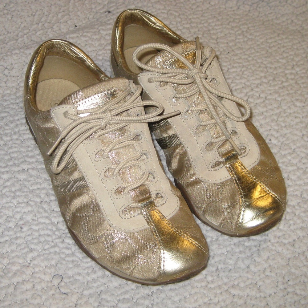 Coach Gold Runners- 7